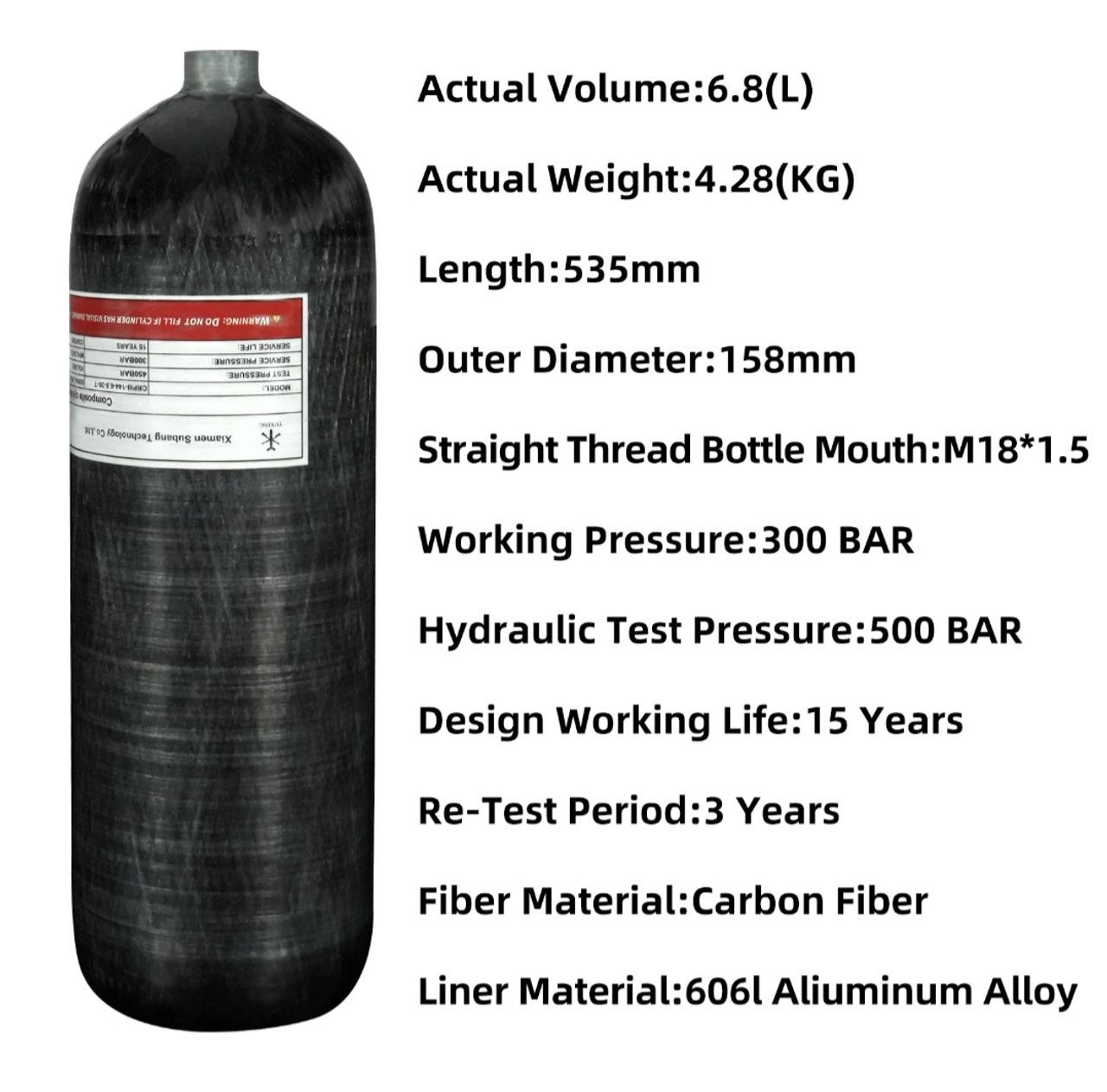 Tuxing - Tuxing scuba 6,8 litros con estacion de carga